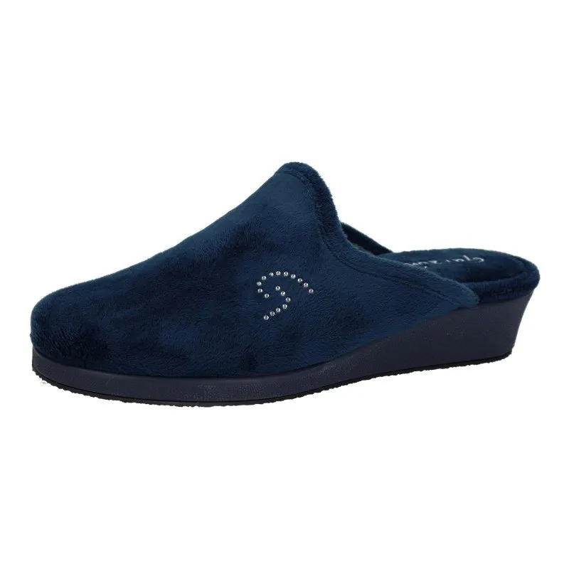 1824.247 Zapatillas con cuña color MARINO