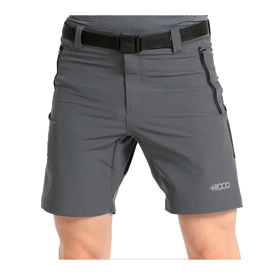 +8000 Pantalón Corto Trekking Hombre MERLO 084 ANTRACITA