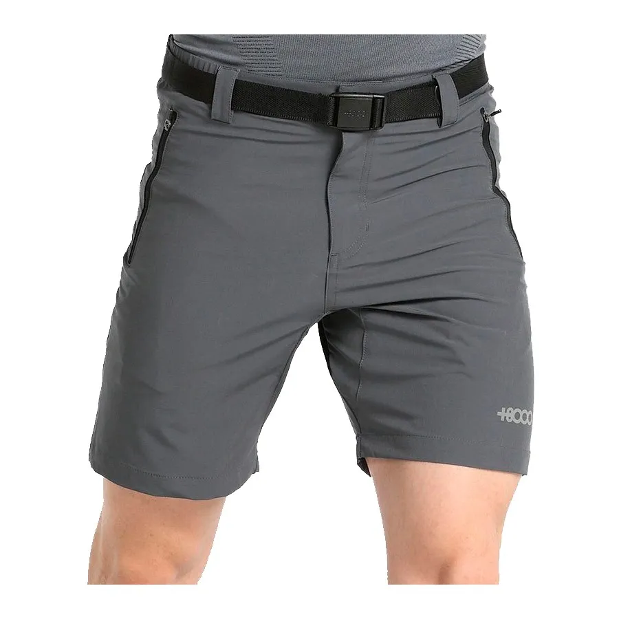 +8000 Pantalón Corto Trekking Hombre MERLO 084 ANTRACITA