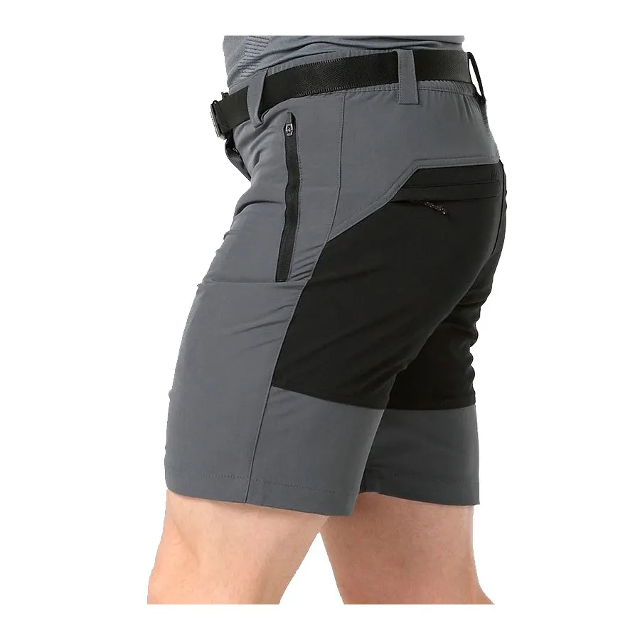 +8000 Pantalón Corto Trekking Hombre MERLO 084 ANTRACITA