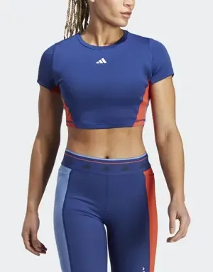 Adidas Camiseta corta Training Colorblock