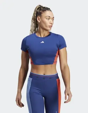 Adidas Camiseta corta Training Colorblock