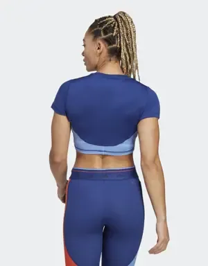 Adidas Camiseta corta Training Colorblock