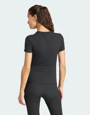 Adidas Camiseta Ribbed Fitted (Premamá)