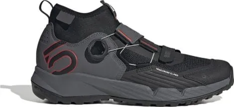 ADIDAS FIVE TEN ZAPATILLA MTB FIVE TEN 5.10 TRAILCROSS PRO CLIPIN NEGRA/GRIS/ROJA