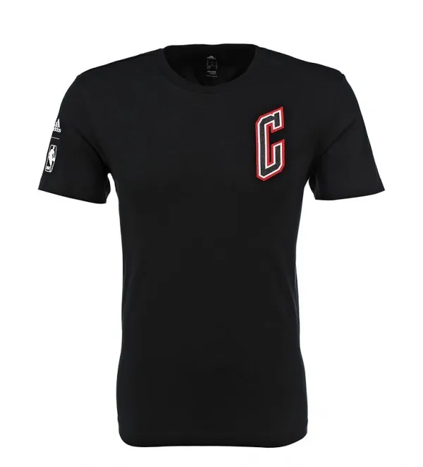 Adidas NBA Camiseta Fan Wear Chicago Bulls (negro/rojo)