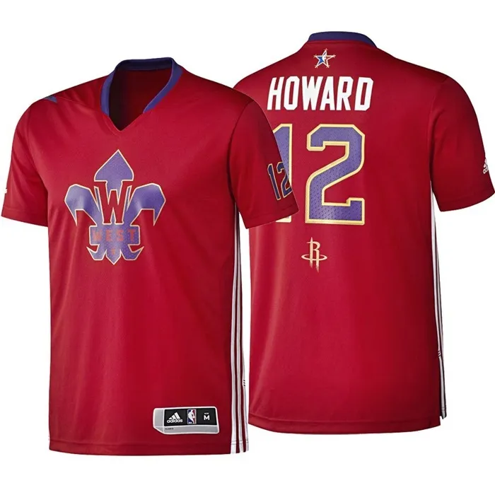 ADIDAS NBA CAMISETA HOWARD ALLSTAR 2014 OESTE (ROJO/PURPURA)