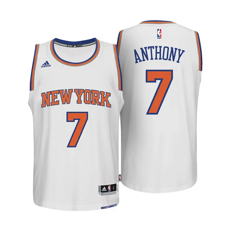 Adidas NBA Swingman Carmelo Anthony #7# Knicks (white)