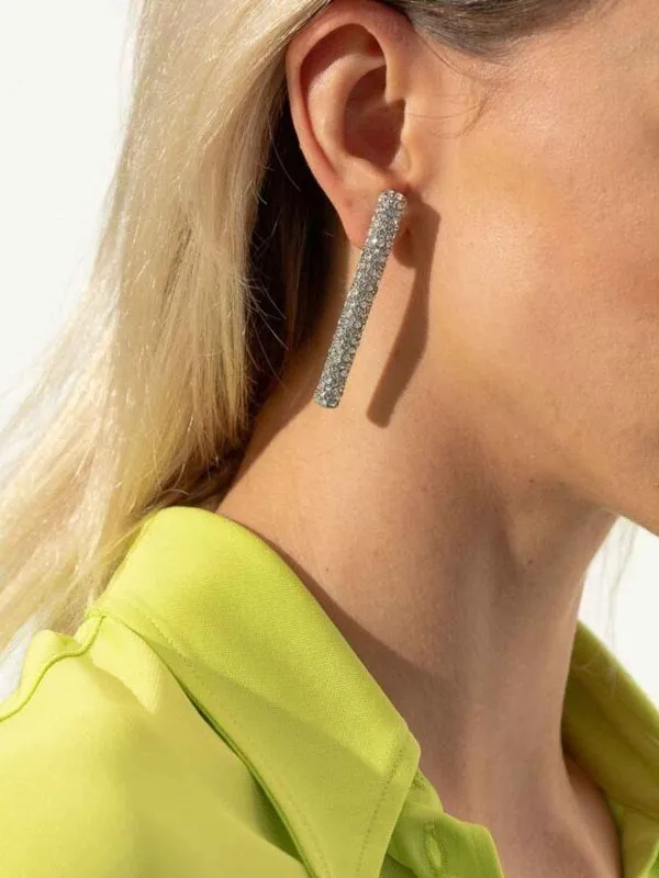 ALEXANDER MCQUEEN BROCHE  PLATA