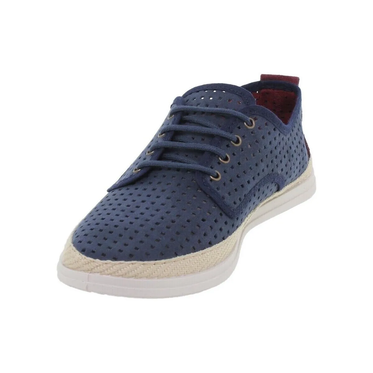 Alpargatas azules con cordones by