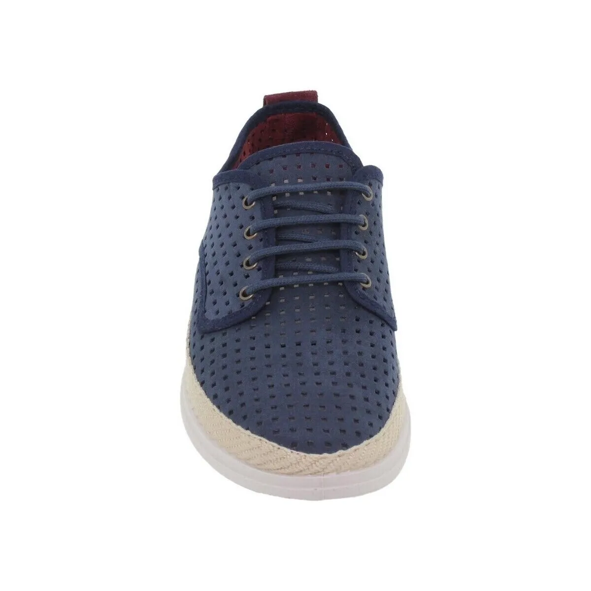 Alpargatas azules con cordones by