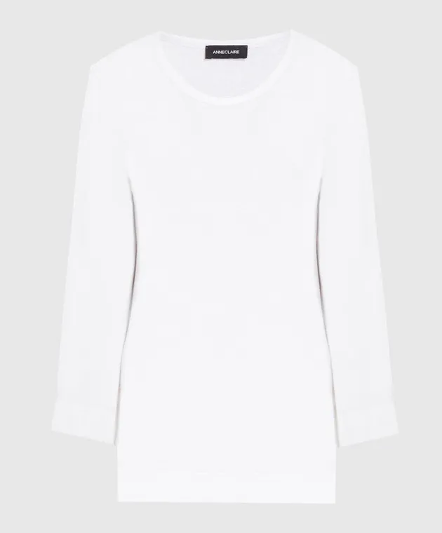 ANNECLAIRE White linen longsleeve