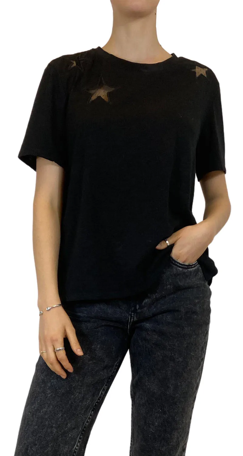ANTHROPOLOGIE Polera Estrella Negra