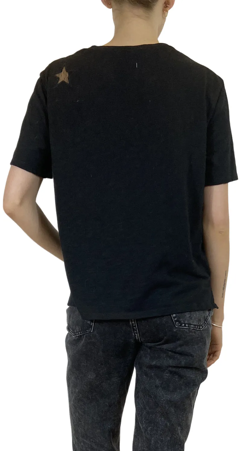 ANTHROPOLOGIE Polera Estrella Negra
