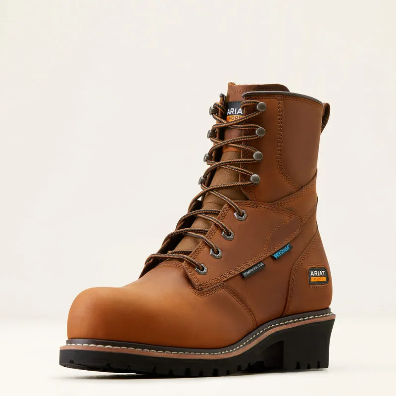Ariat Logger Shock Shield Waterproof Composite Toe Work Boot