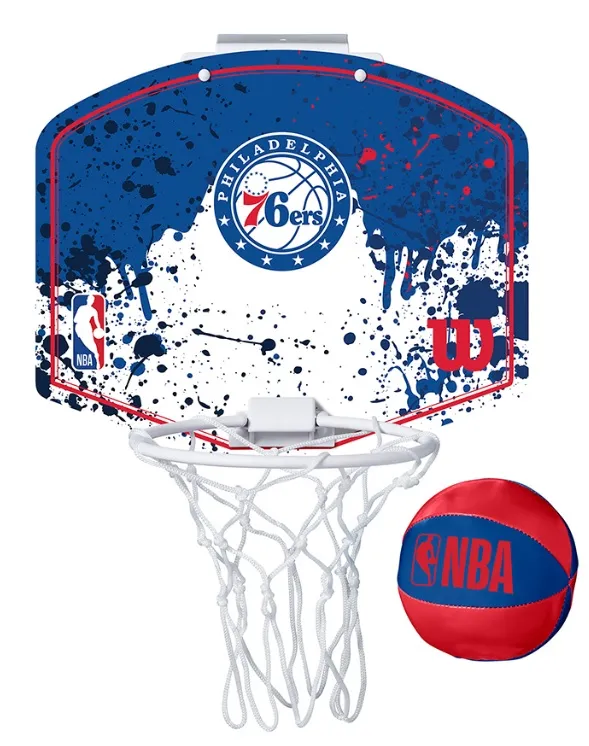 aro Wilson NBA TEAM MINI HOOP PHILADELPHIA 76ERS