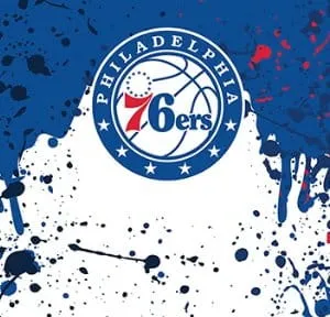 aro Wilson NBA TEAM MINI HOOP PHILADELPHIA 76ERS