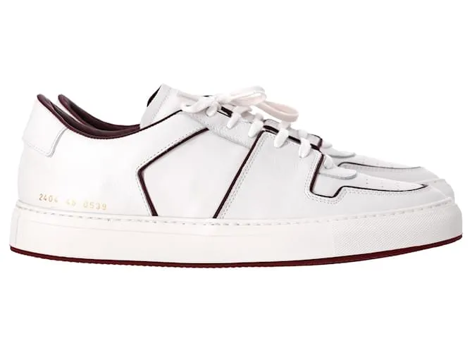 Autre Marque Zapatillas con cordones Common Projects Decades en cuero blanco 