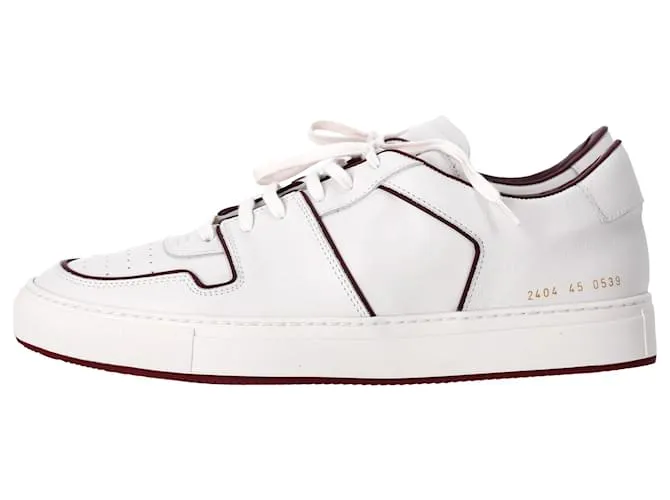 Autre Marque Zapatillas con cordones Common Projects Decades en cuero blanco 