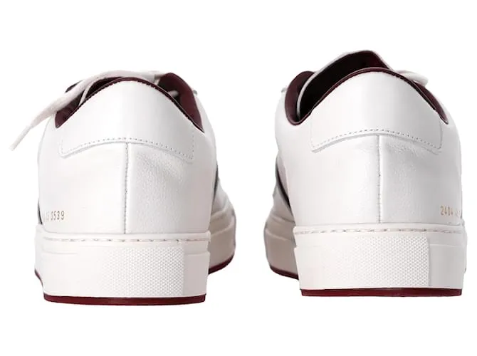 Autre Marque Zapatillas con cordones Common Projects Decades en cuero blanco 