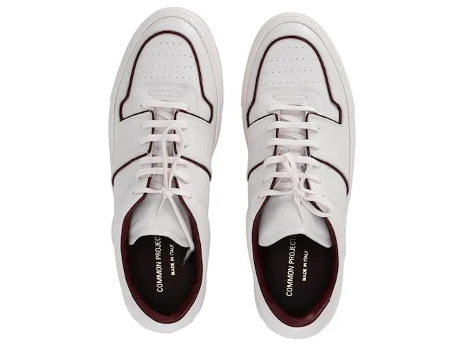Autre Marque Zapatillas con cordones Common Projects Decades en cuero blanco 