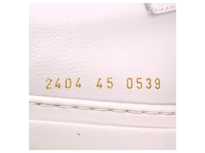 Autre Marque Zapatillas con cordones Common Projects Decades en cuero blanco 