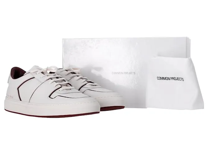 Autre Marque Zapatillas con cordones Common Projects Decades en cuero blanco 
