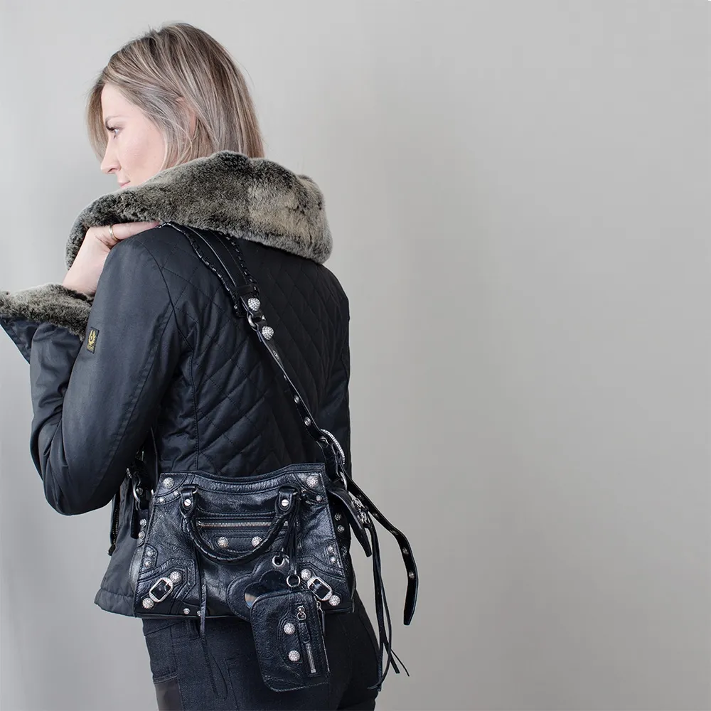 Balenciaga Bolso Neo Cagole XS Strass
