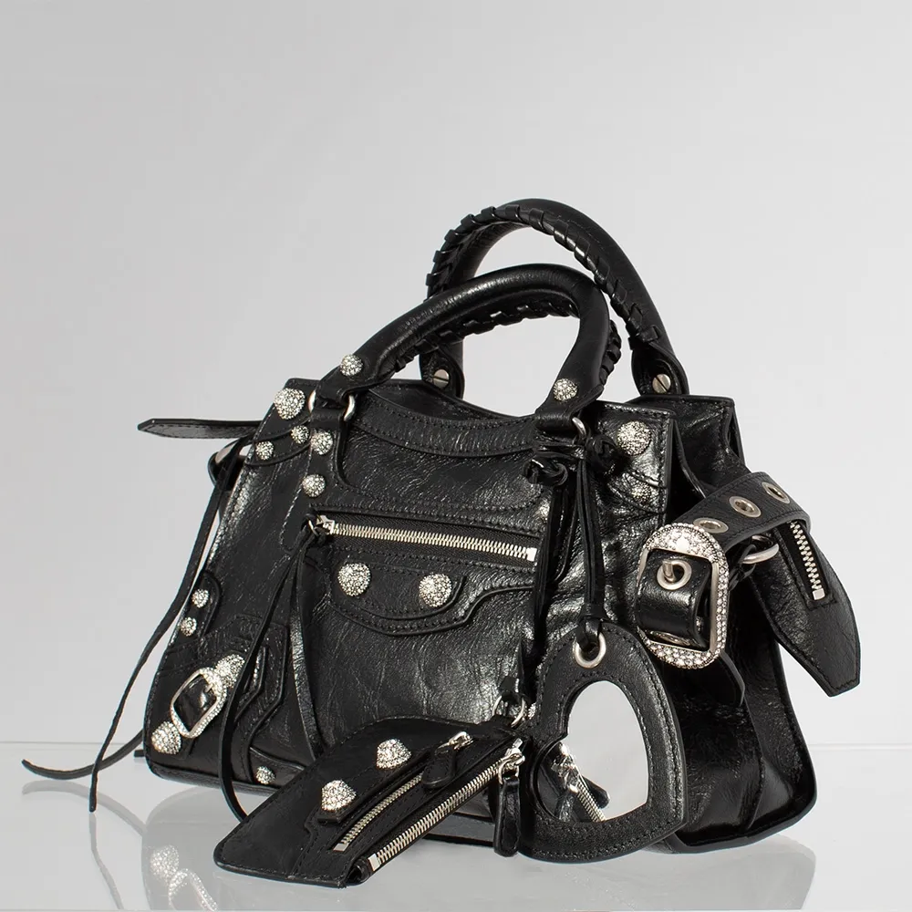 Balenciaga Bolso Neo Cagole XS Strass