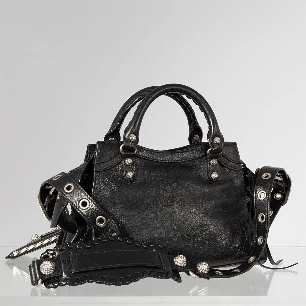 Balenciaga Bolso Neo Cagole XS Strass