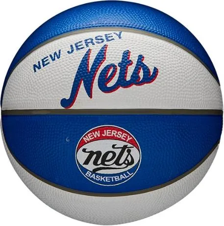 Balón Wilson NBA TEAM RETRO BASKETBALL MINI BROOKLYN NETS