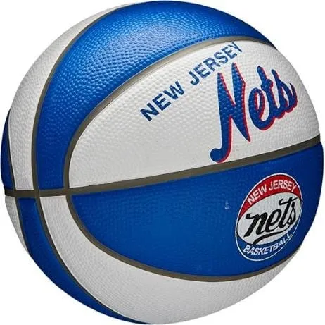 Balón Wilson NBA TEAM RETRO BASKETBALL MINI BROOKLYN NETS