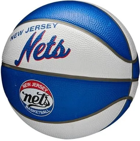 Balón Wilson NBA TEAM RETRO BASKETBALL MINI BROOKLYN NETS