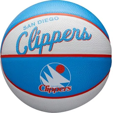 Balón Wilson NBA TEAM RETRO BASKETBALL MINI LA CLIPPERS