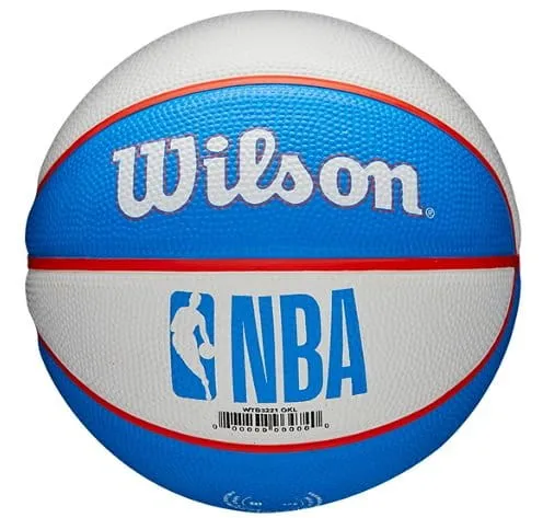 Balón Wilson NBA TEAM RETRO BASKETBALL MINI OKC THUNDER