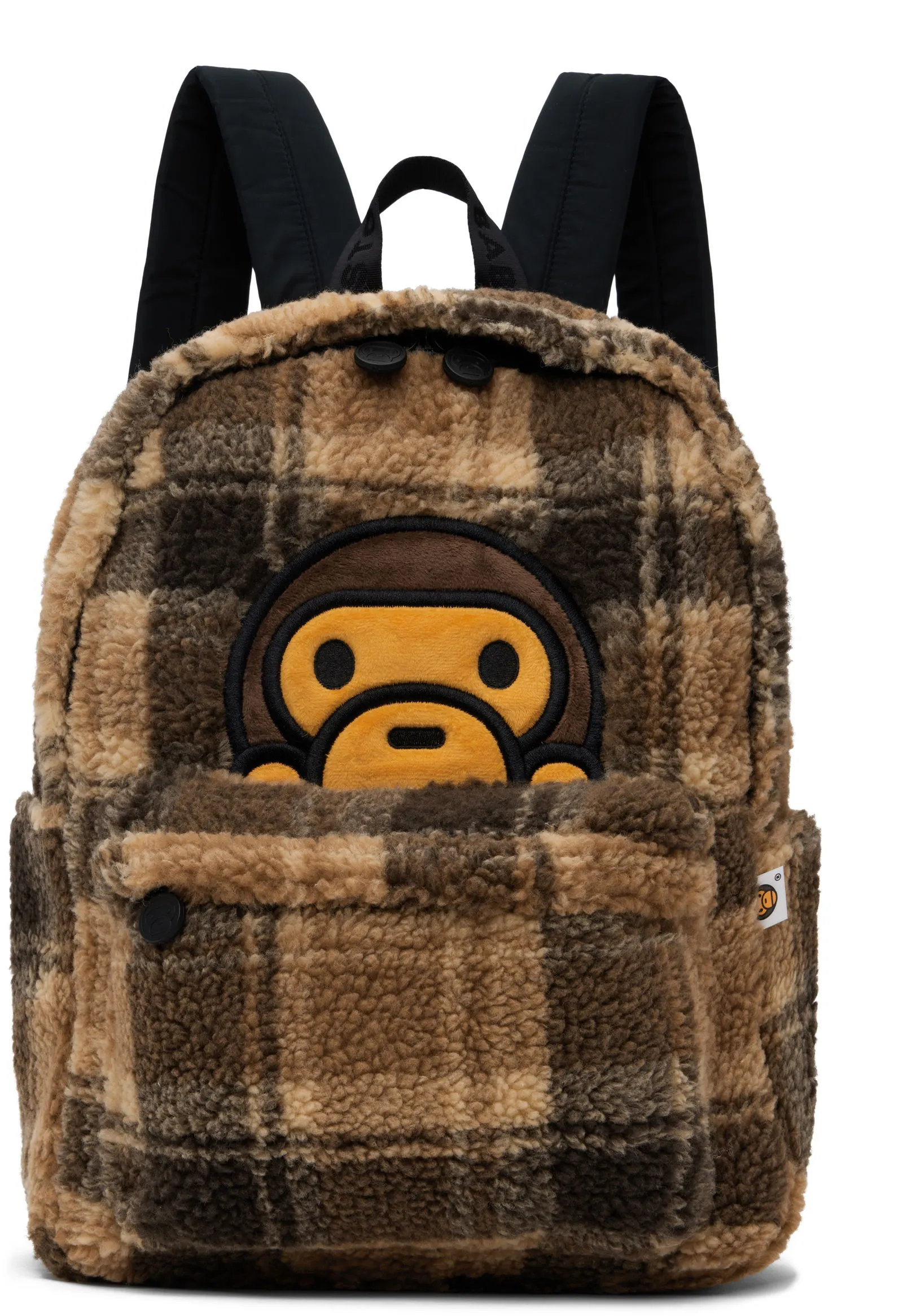 BAPE Baby Milo Fur Check Backpack