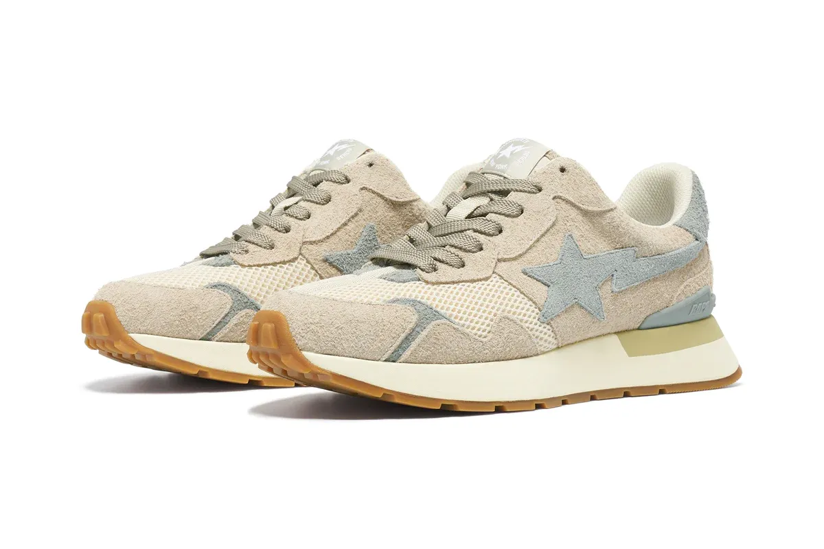 BAPE Highsnobiety x Road Sta Express "Beige Grey"