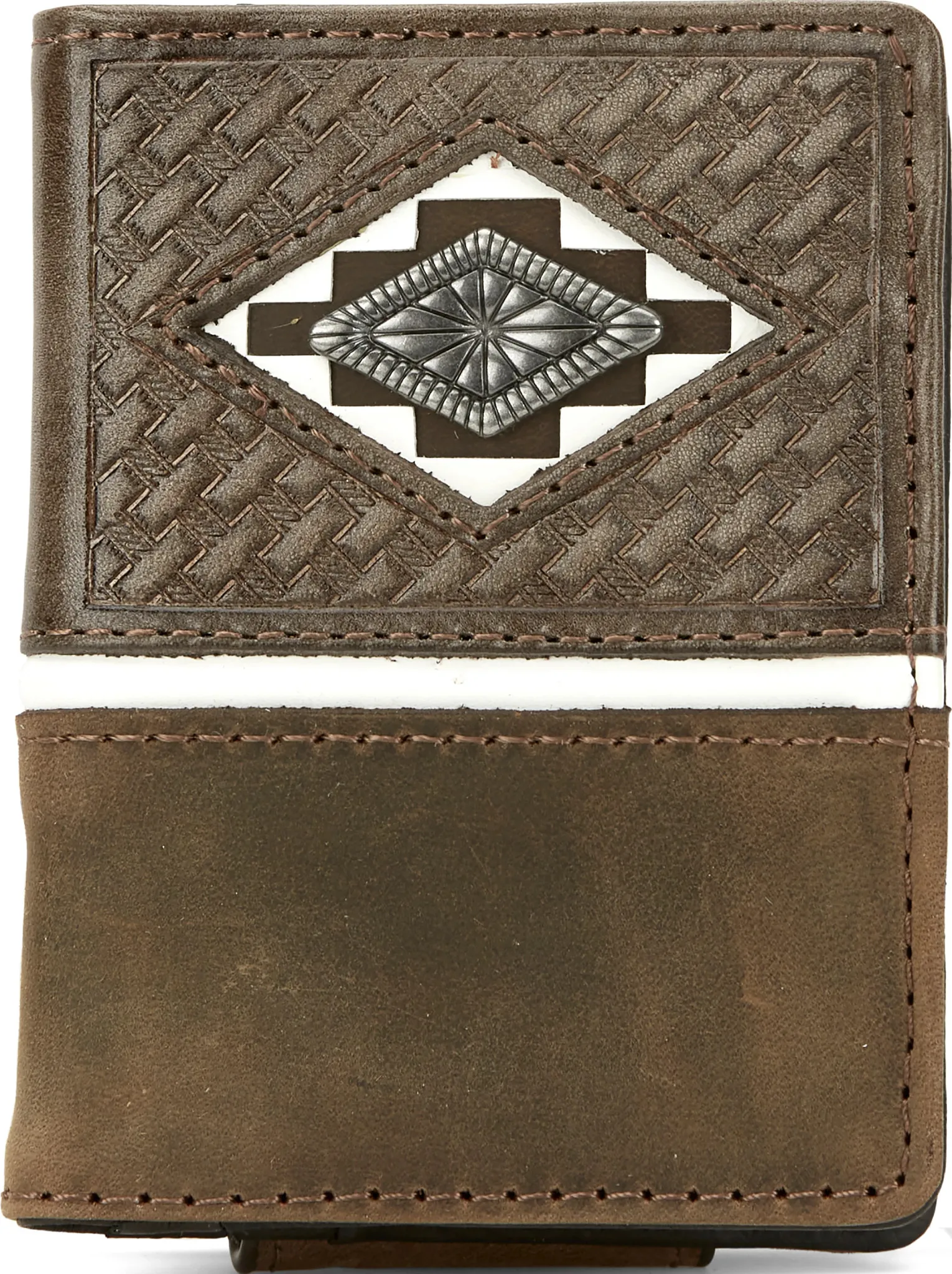 Basket Weave Card Wallet