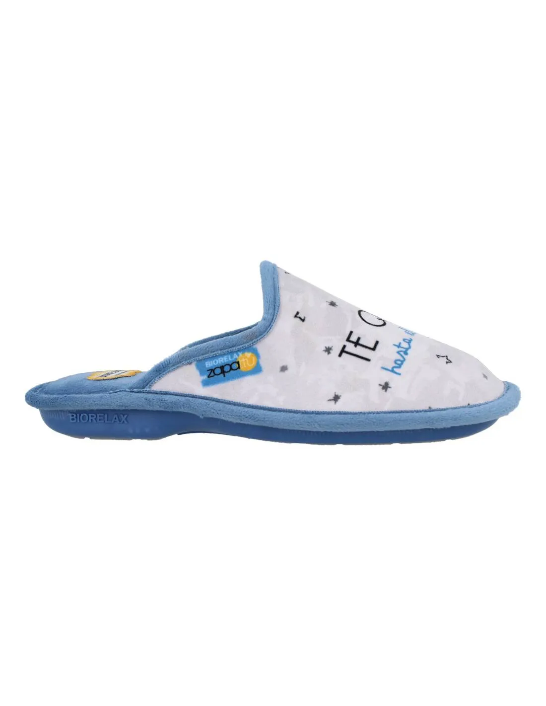 BIORELAX  ZAPATILLAS CASA MUJER HASTA EL INFINITO ÍNDIGO