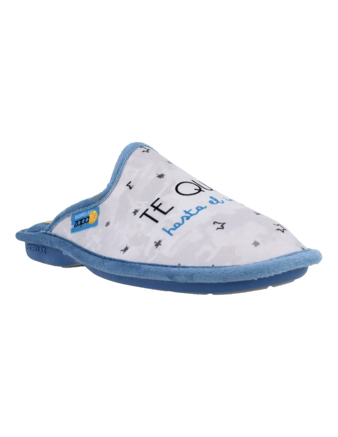 BIORELAX  ZAPATILLAS CASA MUJER HASTA EL INFINITO ÍNDIGO
