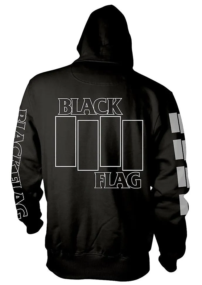 BLAG FLAG  LOGOTIPO UNISEX CON CREMALLERA CON SUDADERA CON CREMALLERA (IMPRESIóN POSTERIOR)