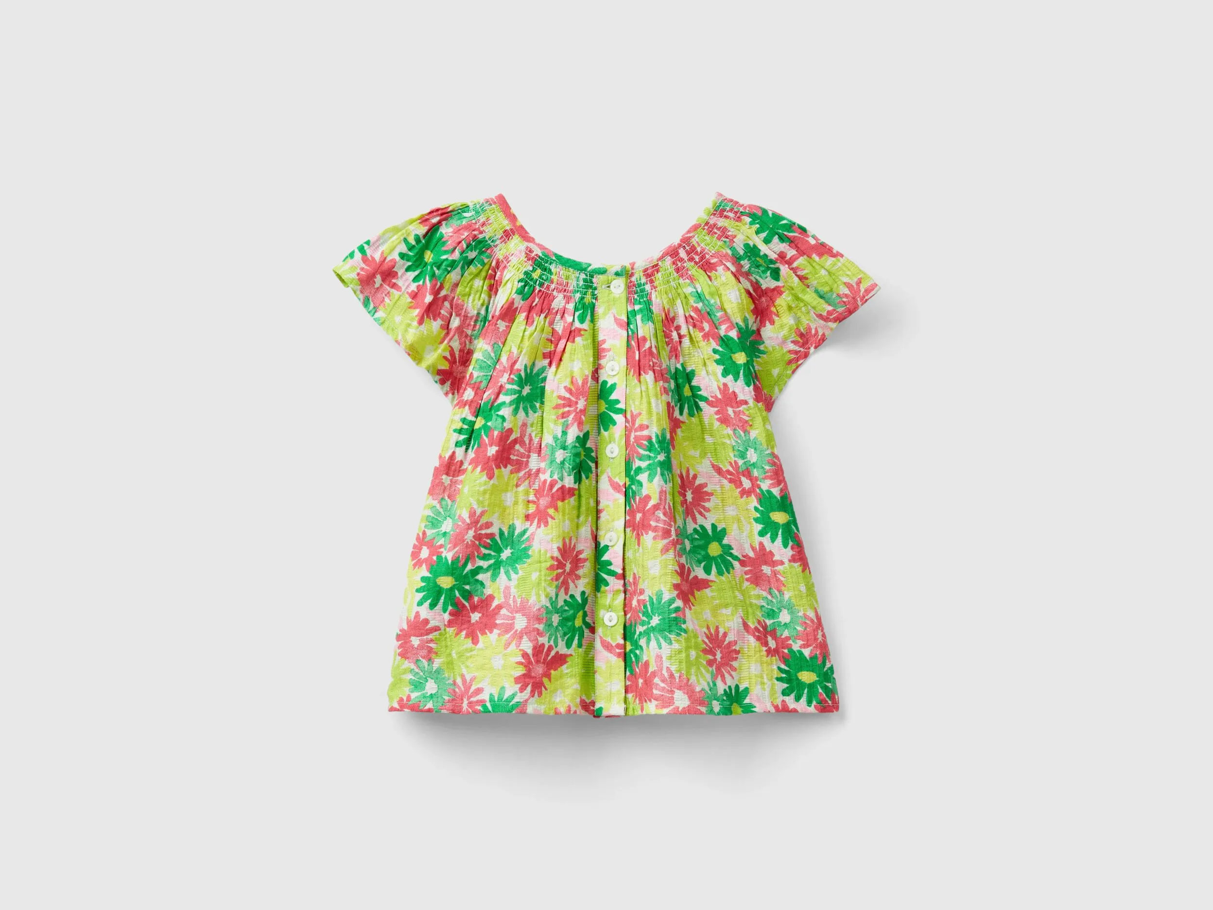 Blusa con estampado floral