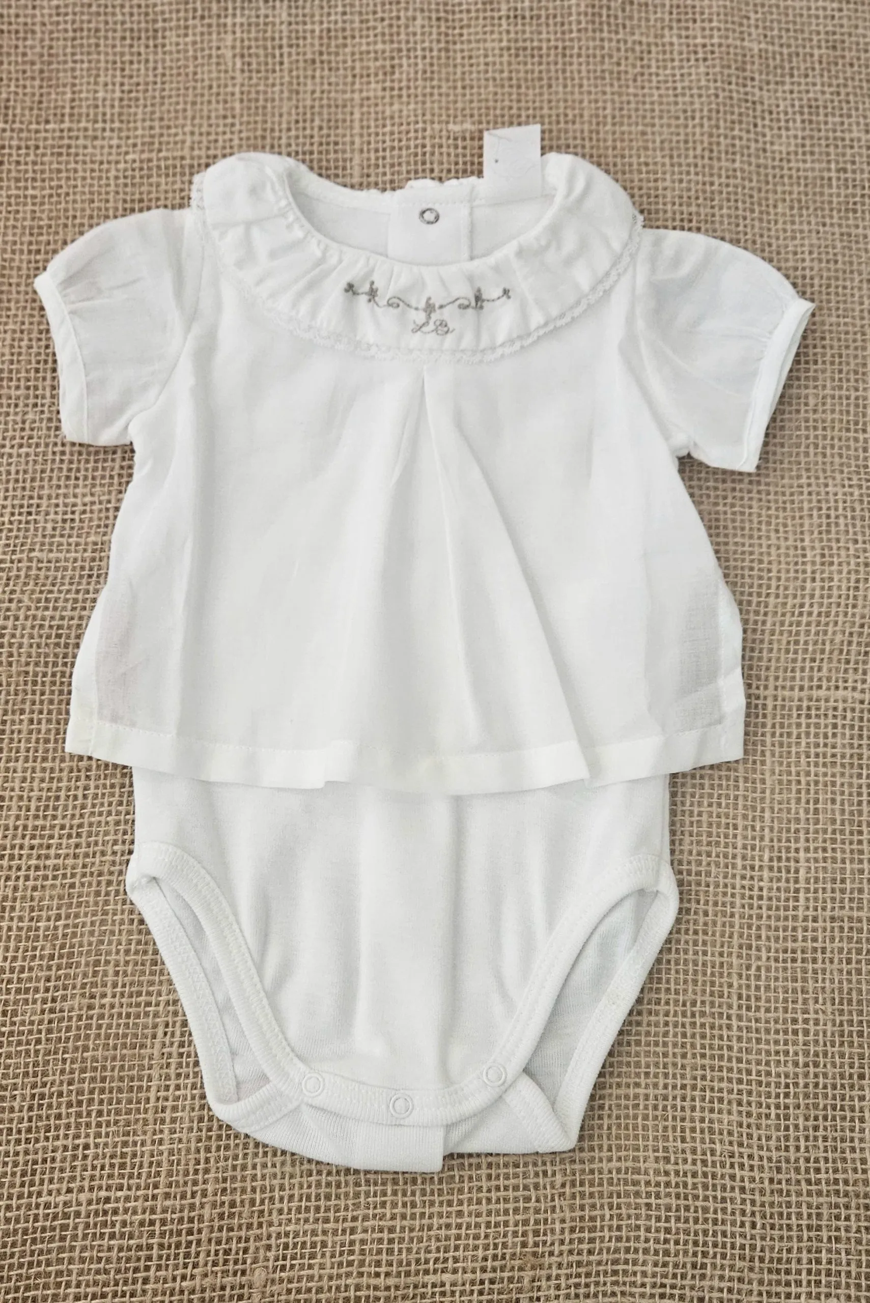 Body bebé exterior Laranjinhna P070145 bordado