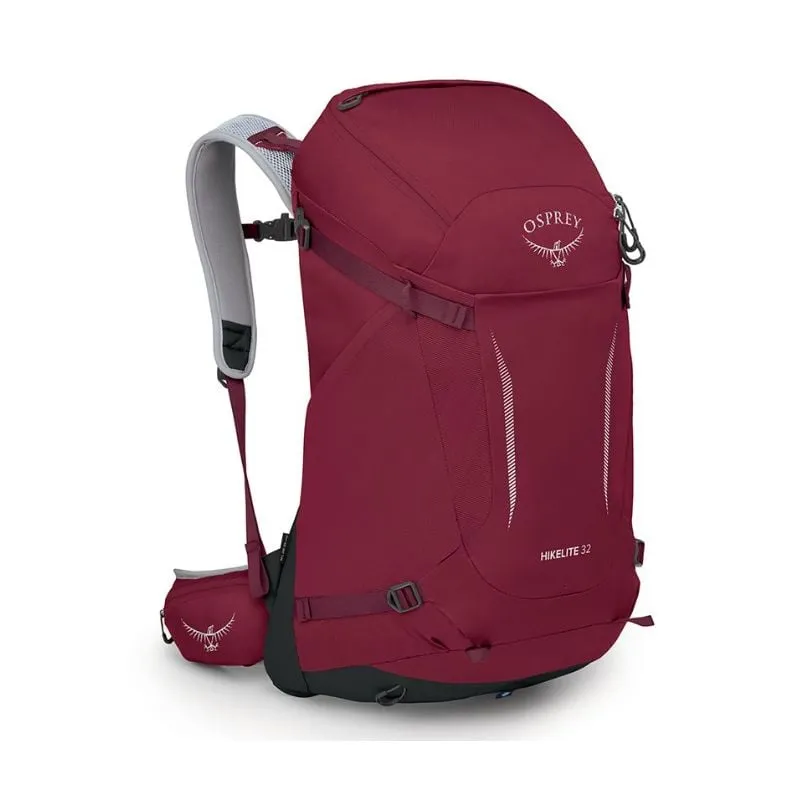Bolsa de senderismo Osprey Hikelite 32 (Rojo Sangría)
