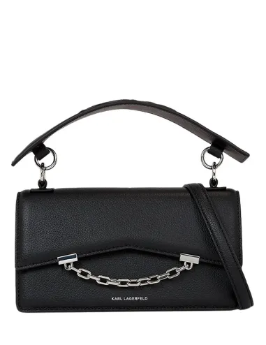 Bolso de hombro negro K/Seven