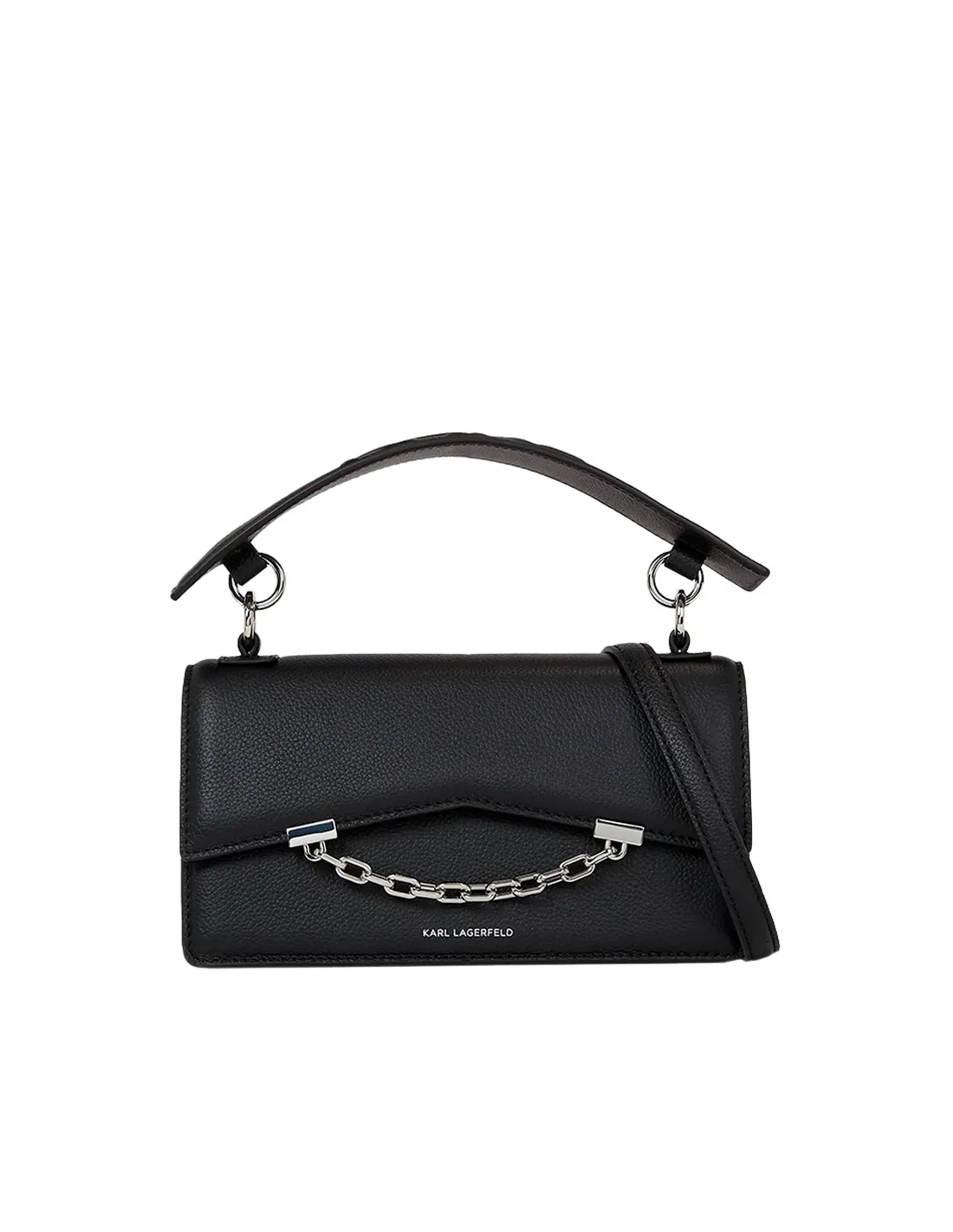 Bolso de hombro negro K/Seven