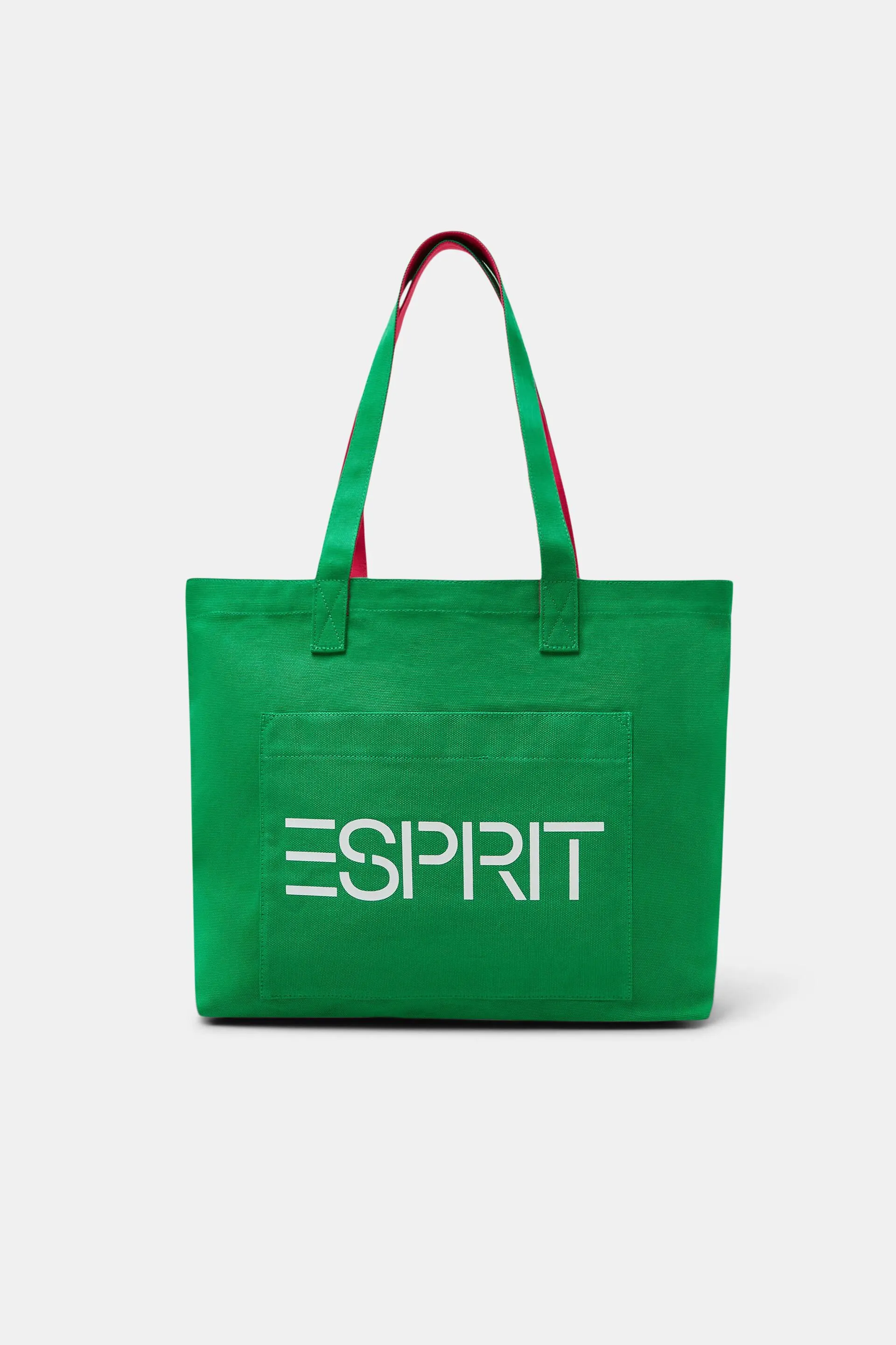 Bolso de mano de lona con logotipo