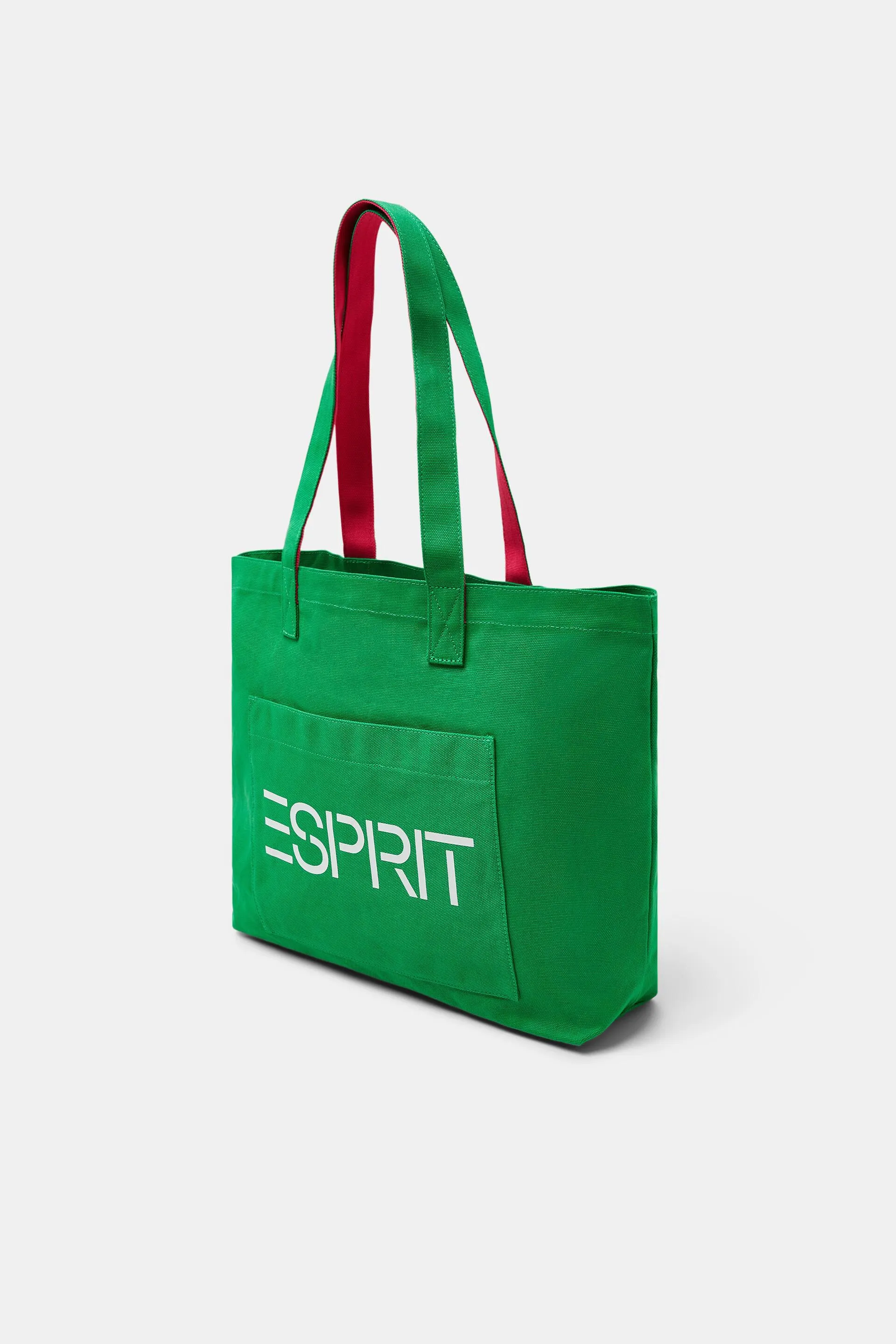 Bolso de mano de lona con logotipo
