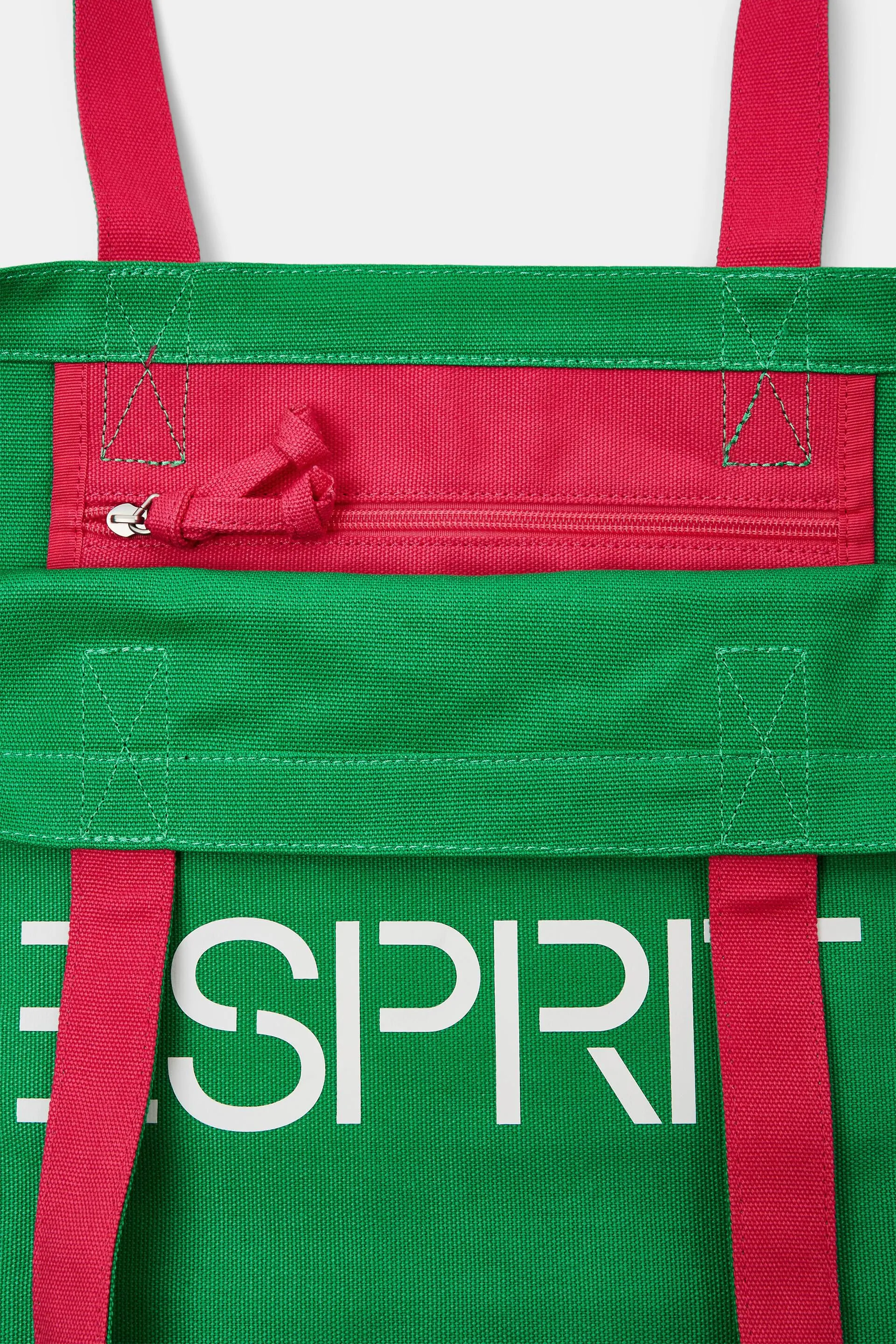 Bolso de mano de lona con logotipo