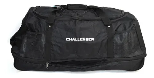 BOLSO ENROLLABLE CON RUEDAS CHALLENGER  NEGRO 55CM